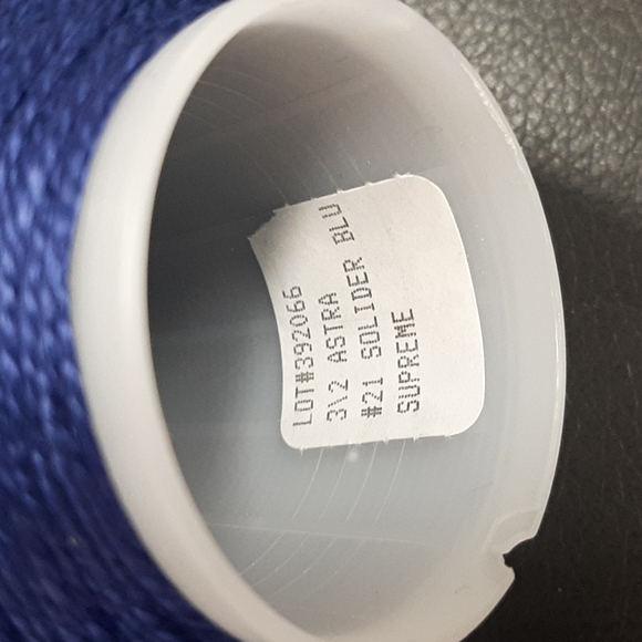 Spool of 3/2 Astra #21 Soldier Blue Thread - Picture 6 of 6